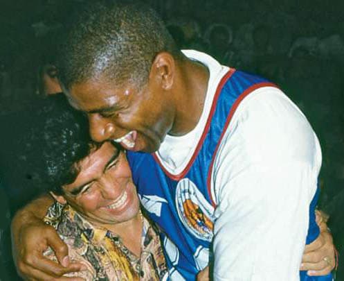 1991_Maradona_magic_johnson